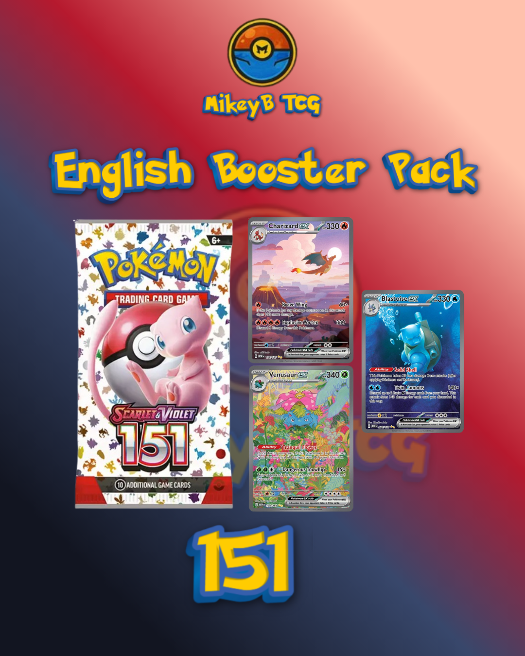 English Booster Packs - Choose your pack!