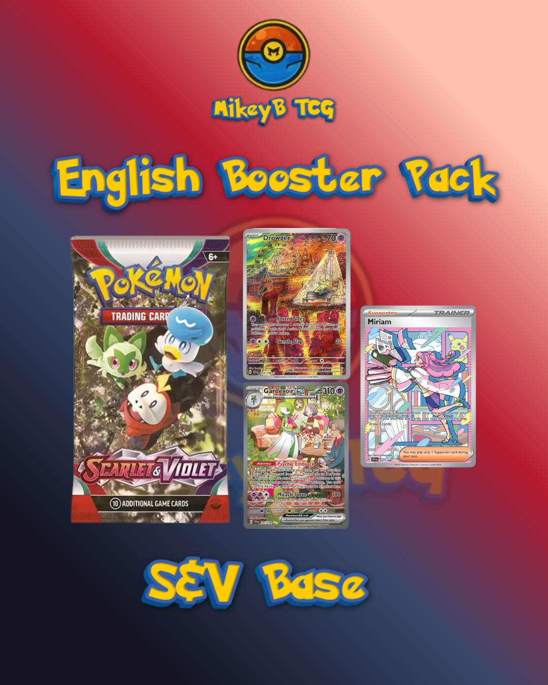 English Booster Packs - Choose your pack!
