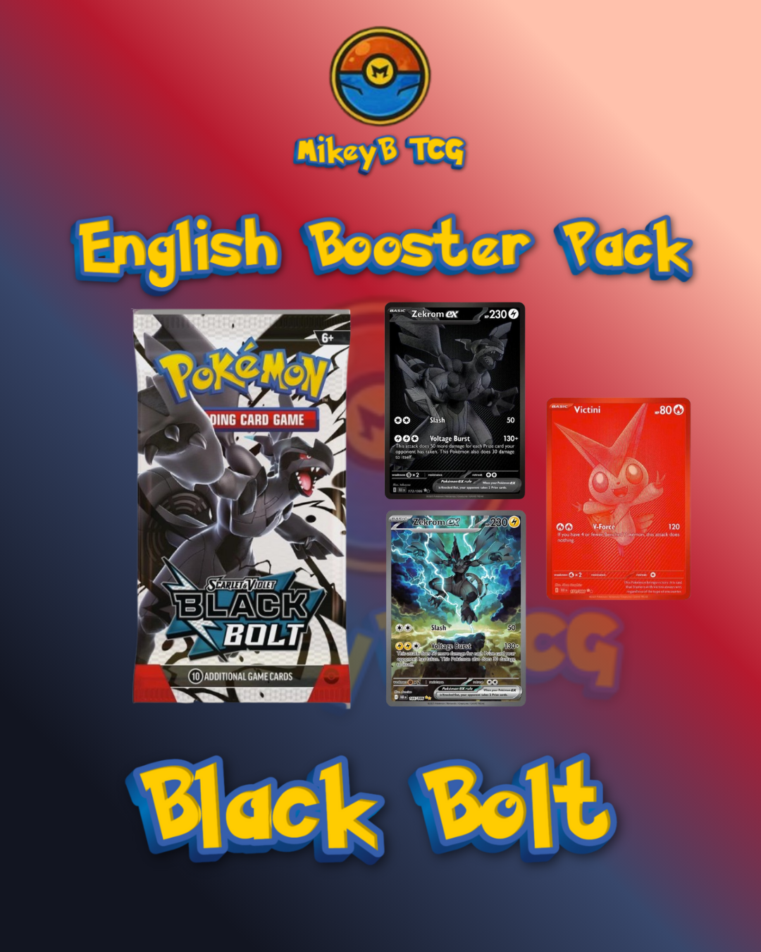 English Booster Packs - Choose your pack!