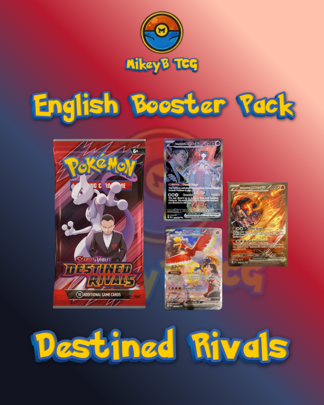 English Booster Packs - Choose your pack!